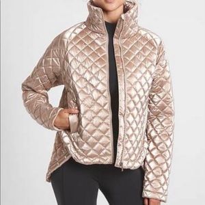 Gold Athleta Whisper Jacket